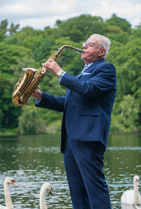 Trevor Sax Musician for Hire, playing live at event